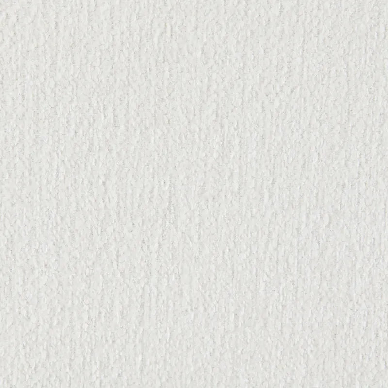 Canapé chenille blanc avec coussins décoratifs – Canapé élégant pour salon