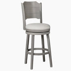 Tabouret de bar pivotant moderne avec assise rembourrée