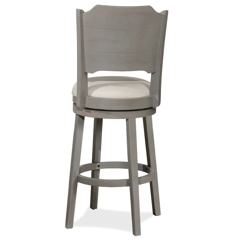 Tabouret de bar pivotant moderne avec assise rembourrée
