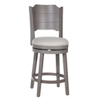 Tabouret de bar pivotant moderne avec assise rembourrée