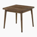 Table d'appoint de 60 cm en noyer massif de style Mid-Century