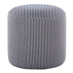 Pouf ottoman tricoté rond de 40 cm