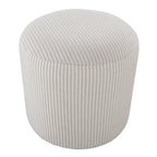 Pouf ottoman tricoté rond de 40 cm