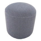 Pouf ottoman tricoté rond de 40 cm