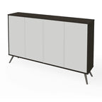 Meuble de rangement compact de 152 cm avec étagères réglables