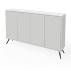 Meuble de rangement compact de 152 cm avec étagères réglables