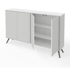 Meuble de rangement compact de 152 cm avec étagères réglables