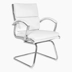 Mid Back Faux Leather Vistor's Chair