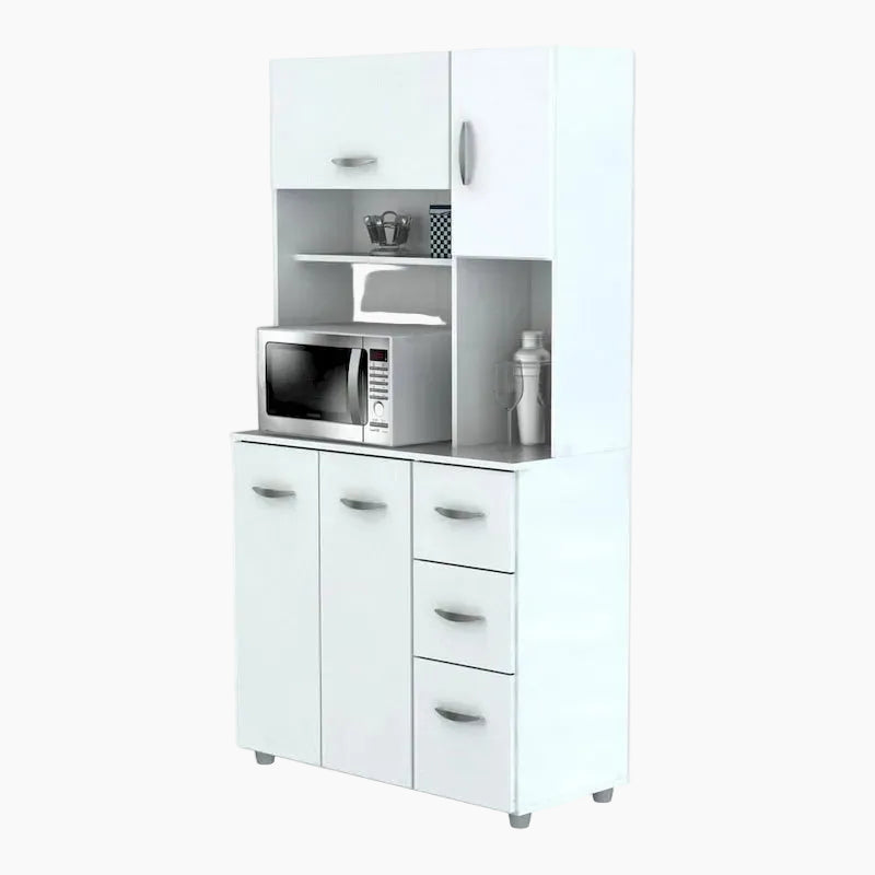 Meuble de rangement de cuisine blanc