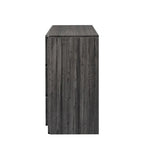 Commode en bois à six tiroirs