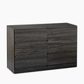 Commode en bois à six tiroirs