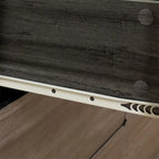 Commode en bois à six tiroirs
