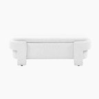 Linen Fabric Upholstered Bench with Large Storage Space - 51.5L x 20.5W x 17H