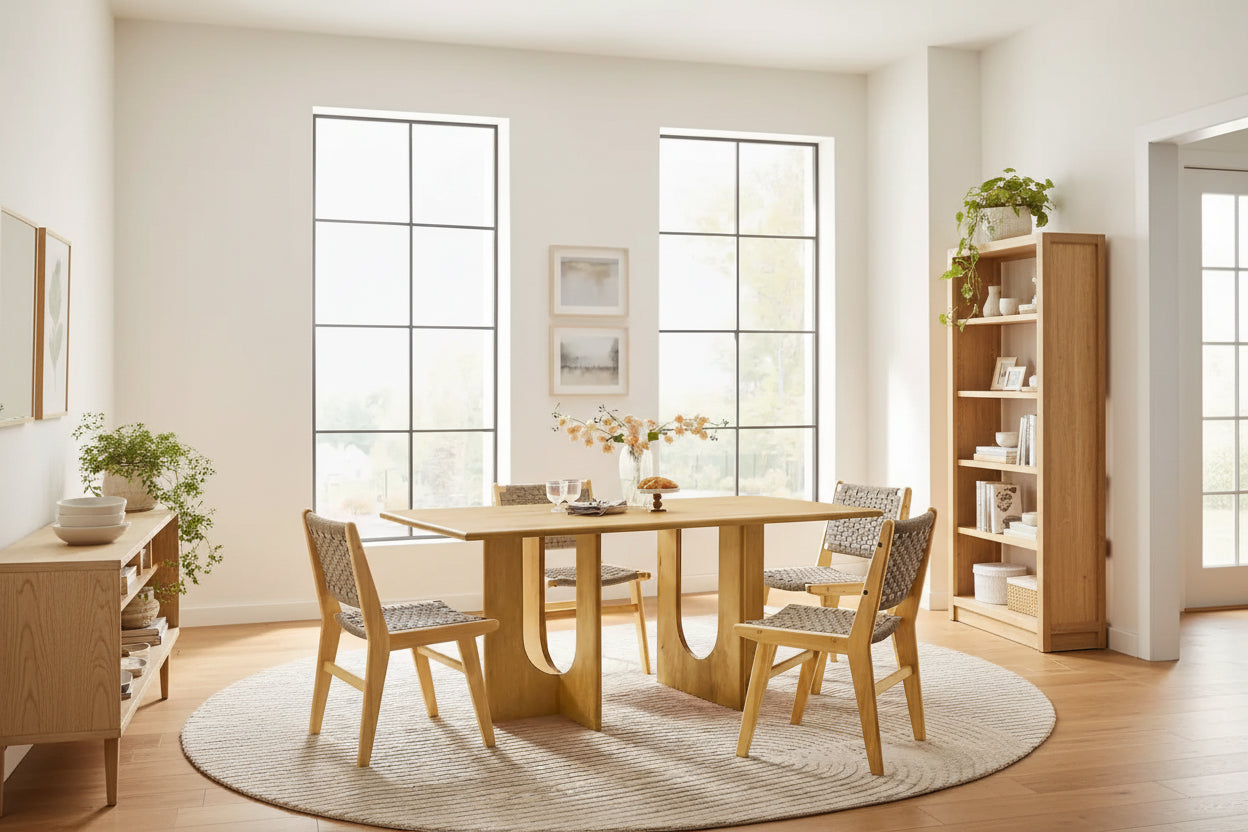 Rivian Rectangular 70 Wood Dining Table