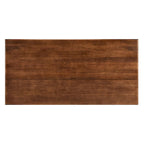 Table à manger rectangulaire en bois massif de 70 pouces