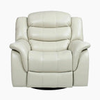 Fauteuil inclinable pivotant et coulissant manuel en similicuir de 41,5 po