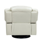 Fauteuil inclinable pivotant et coulissant manuel en similicuir de 41,5 po