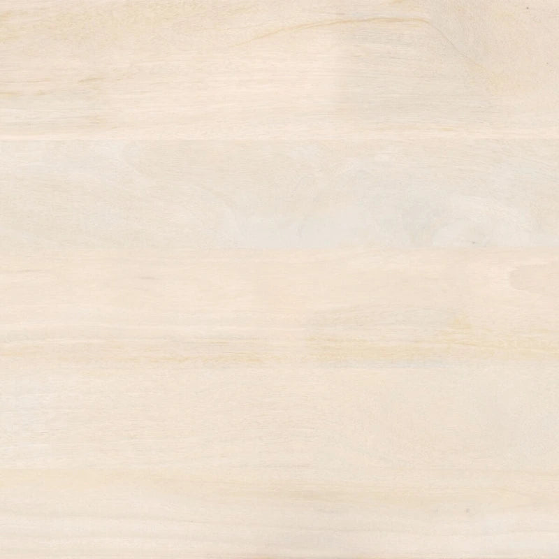 Console en bois d'acacia blanchi au design minimaliste